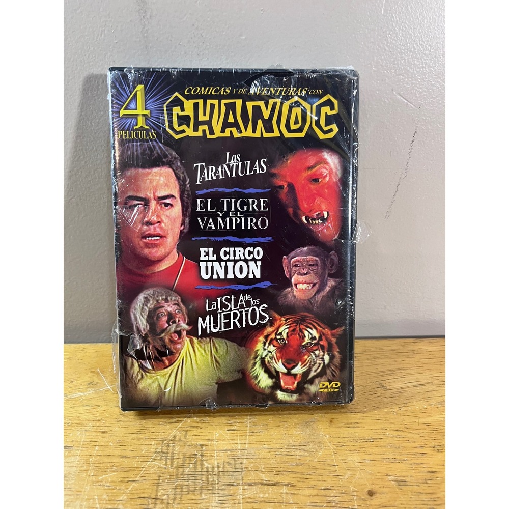 Brentwood 4 Peliculas de Chanoc DVD Set Spanish Action Adventure Vtg 2004